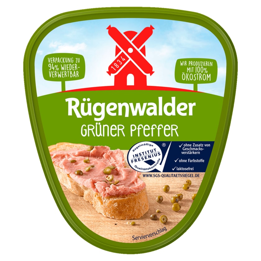 Rügenwalder Teewurst Grüner Pfeffer 125gr